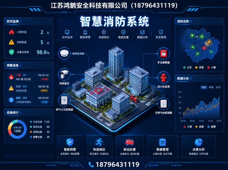娄底消防通信指挥展示图